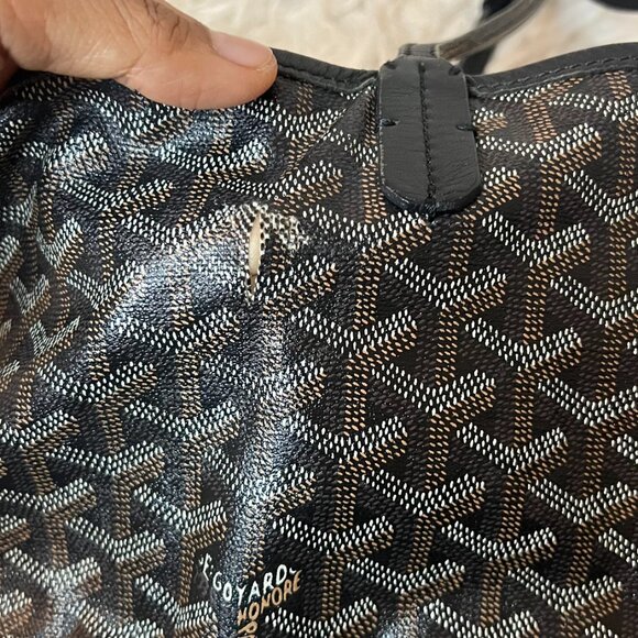 Goyard Saint Luis tote bag. Needs repair but is still functional. - Picture 7 of 16
